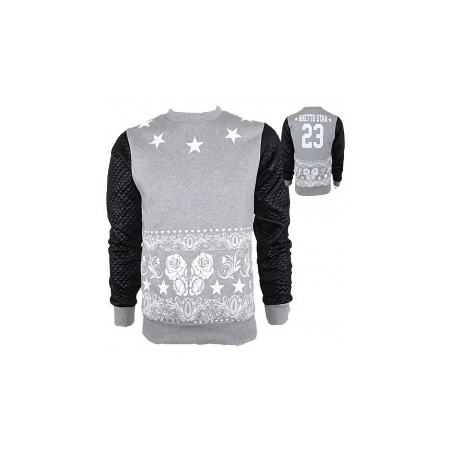 Sweat Guetto Star Gris