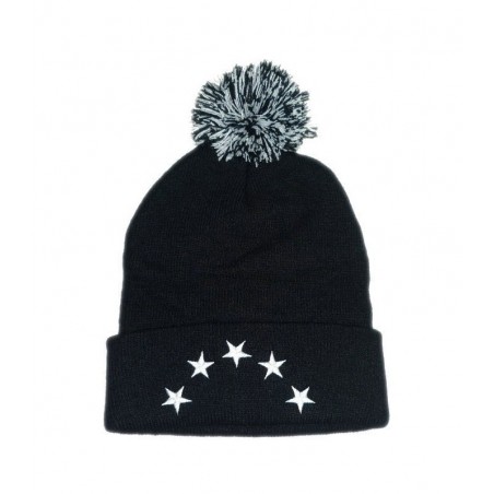 Black five stars bonnet