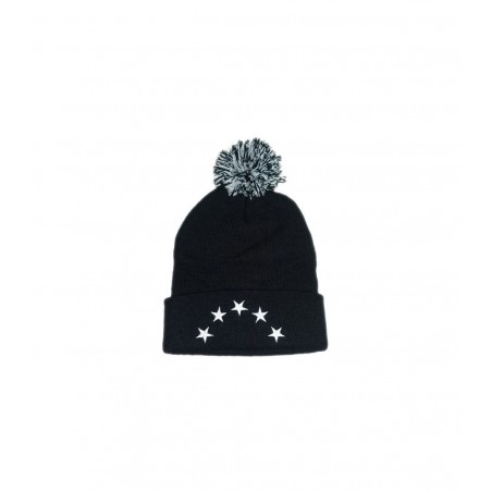 Black five stars bonnet