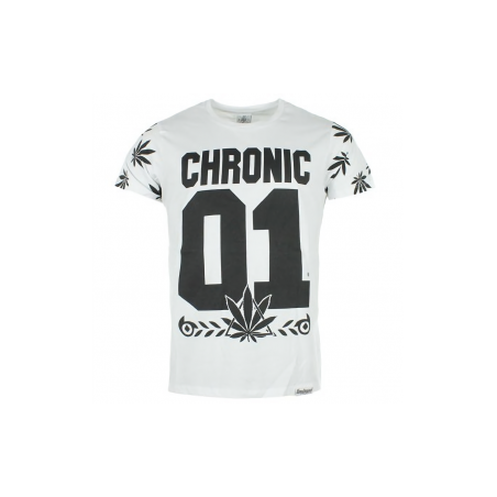 T-shirt Monsterpiece - Chronic 01 Blanc x Noir