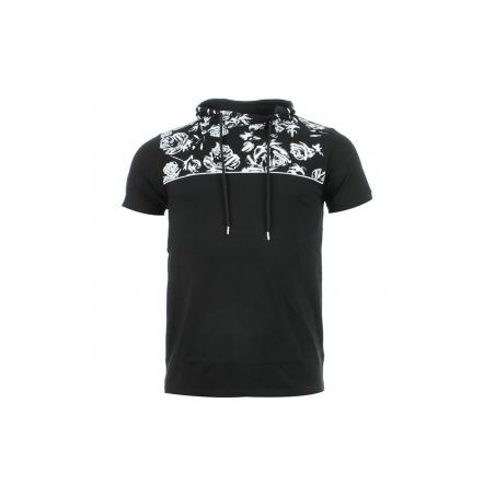 T-shirt GOV DEN - Denim Roses Noires